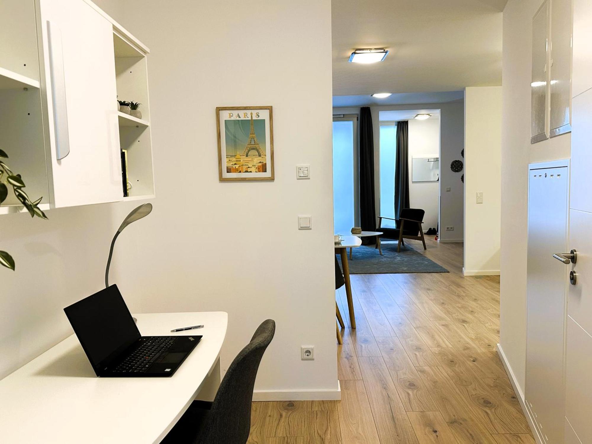 Bohnapartments - Nordkap-Suiten - Gratis Parkplatz - Moderner Neubau - Erdgeschoss - Fussbodenheizung Эрфурт Номер фото