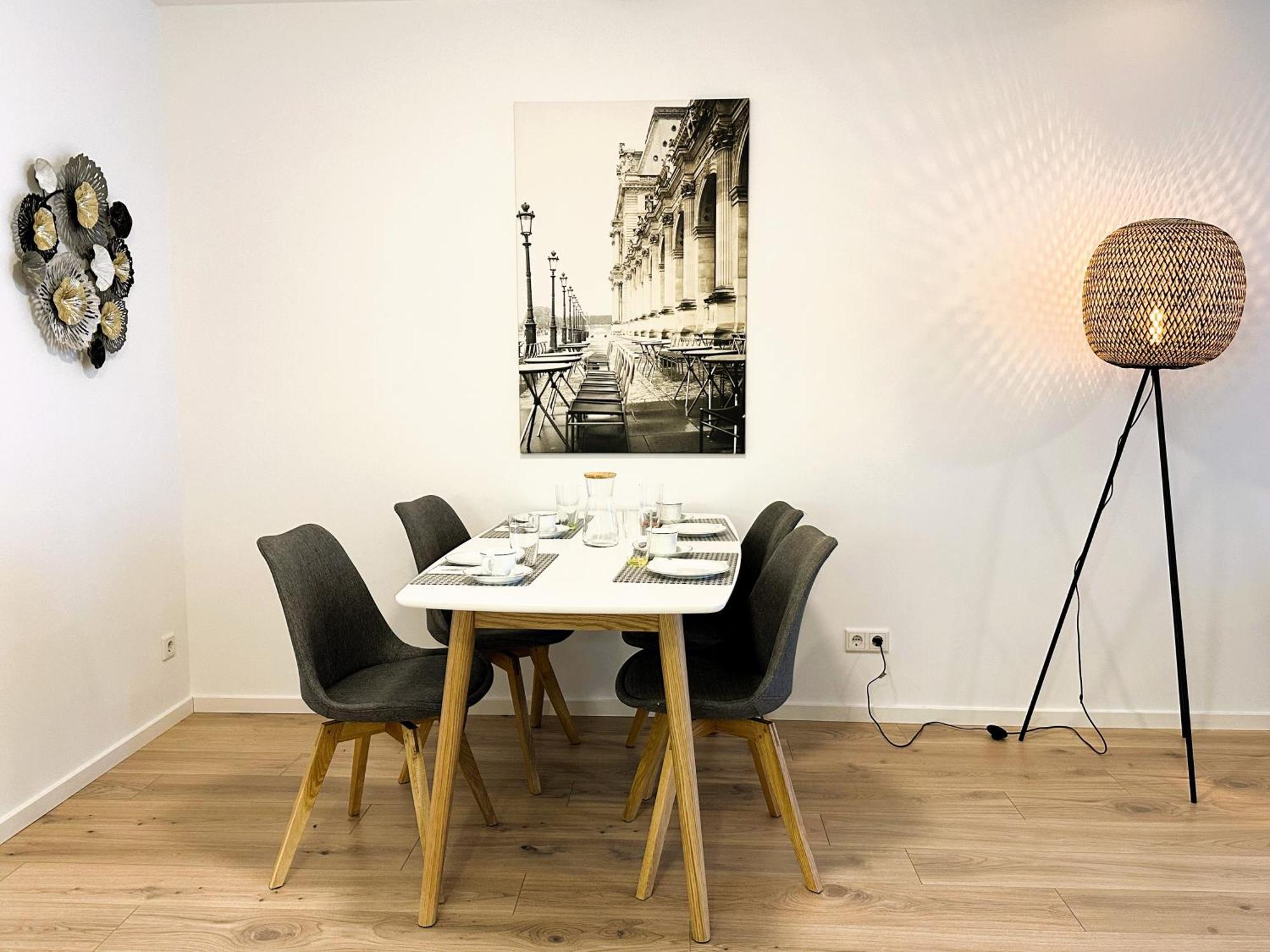 Bohnapartments - Nordkap-Suiten - Gratis Parkplatz - Moderner Neubau - Erdgeschoss - Fussbodenheizung Эрфурт Экстерьер фото