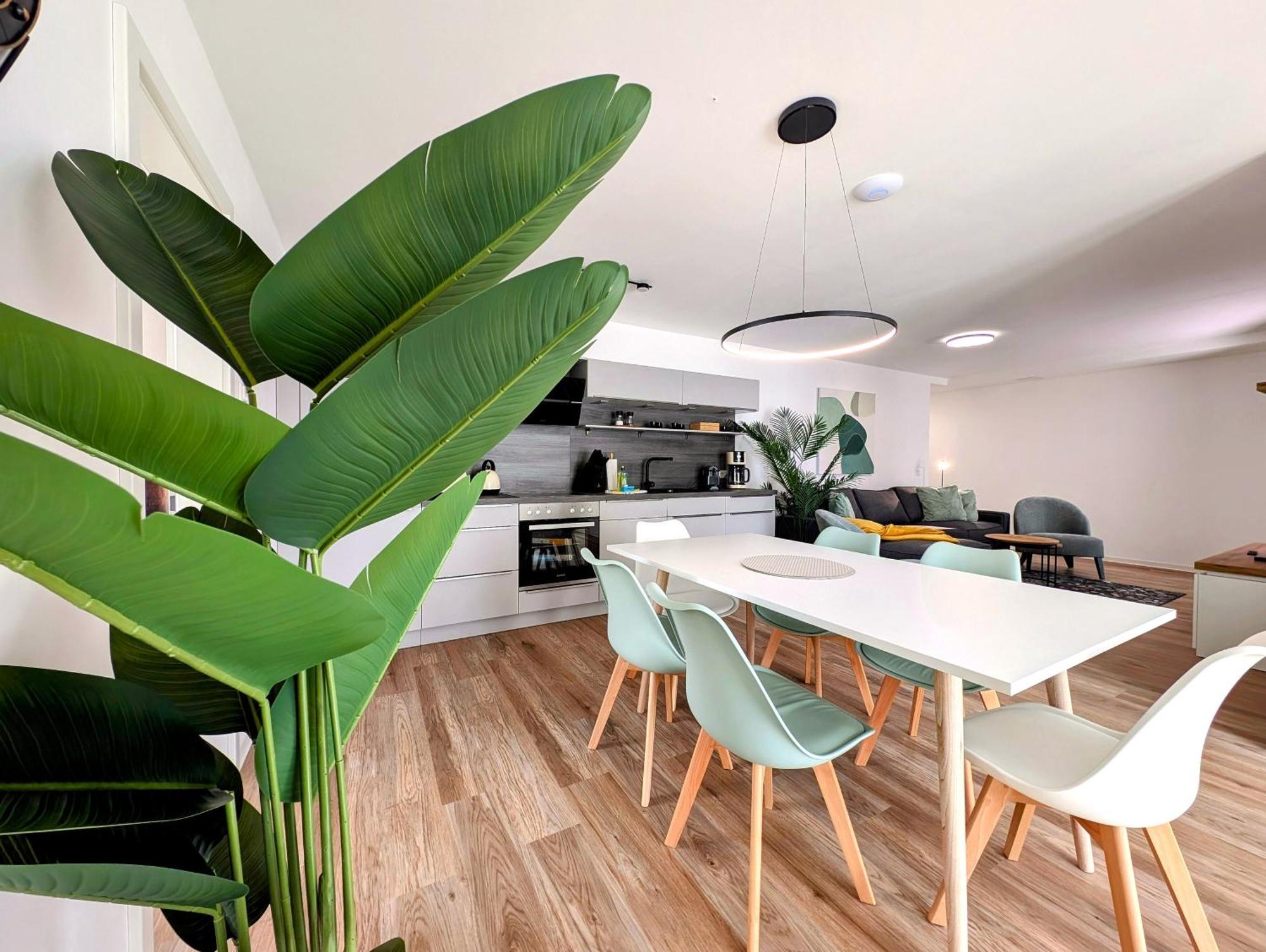 Bohnapartments - Nordkap-Suiten - Gratis Parkplatz - Moderner Neubau - Erdgeschoss - Fussbodenheizung Эрфурт Экстерьер фото