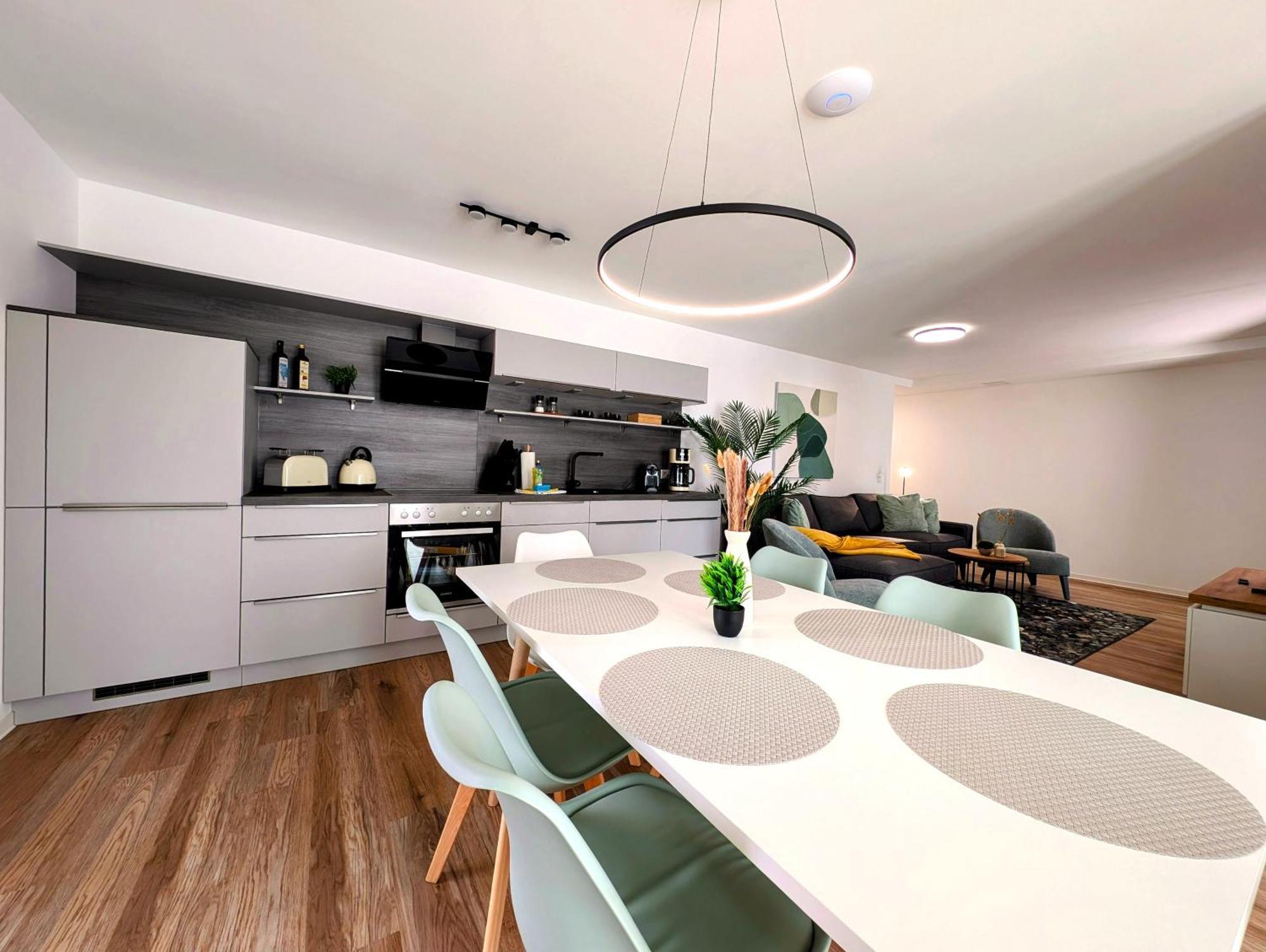 Bohnapartments - Nordkap-Suiten - Gratis Parkplatz - Moderner Neubau - Erdgeschoss - Fussbodenheizung Эрфурт Экстерьер фото