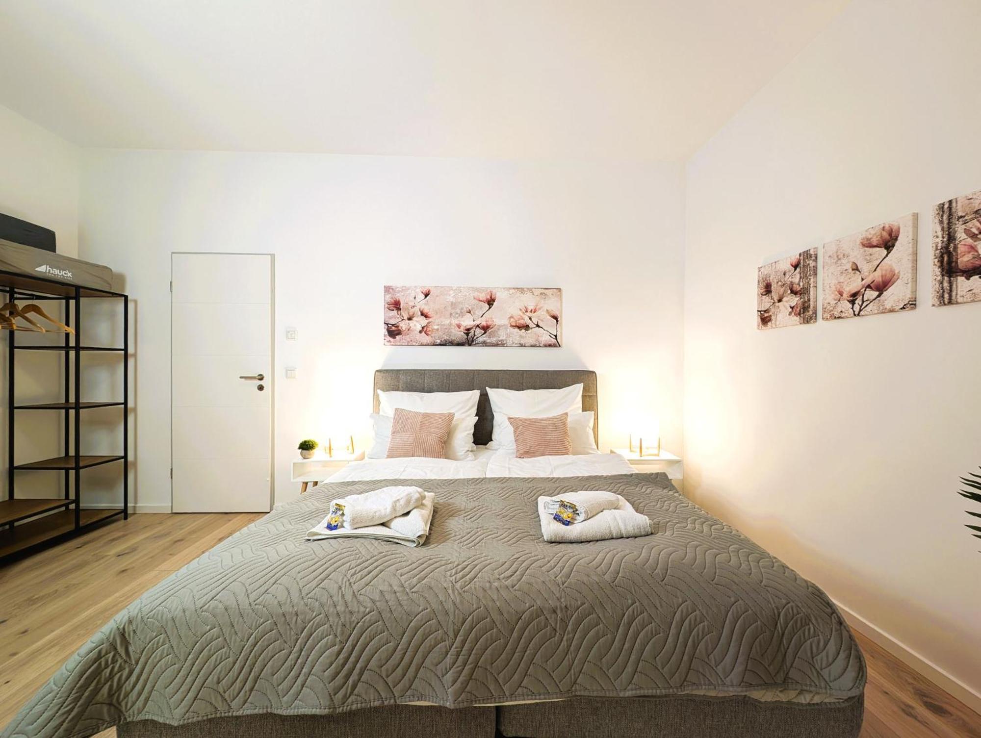 Bohnapartments - Nordkap-Suiten - Gratis Parkplatz - Moderner Neubau - Erdgeschoss - Fussbodenheizung Эрфурт Экстерьер фото
