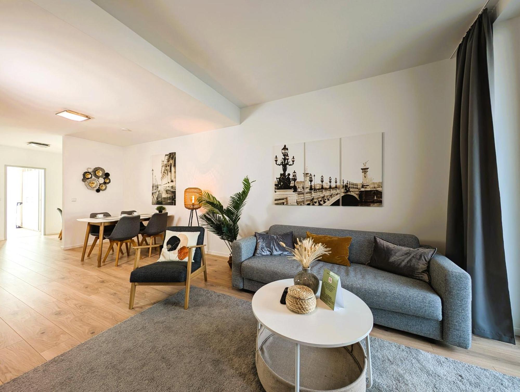 Bohnapartments - Nordkap-Suiten - Gratis Parkplatz - Moderner Neubau - Erdgeschoss - Fussbodenheizung Эрфурт Экстерьер фото